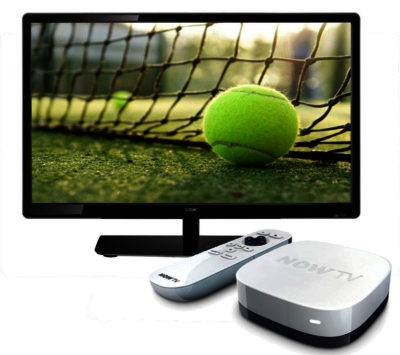 22  Logik L22FE14  LED TV with NOW TV HD Smart TV Box - Sports Bundle